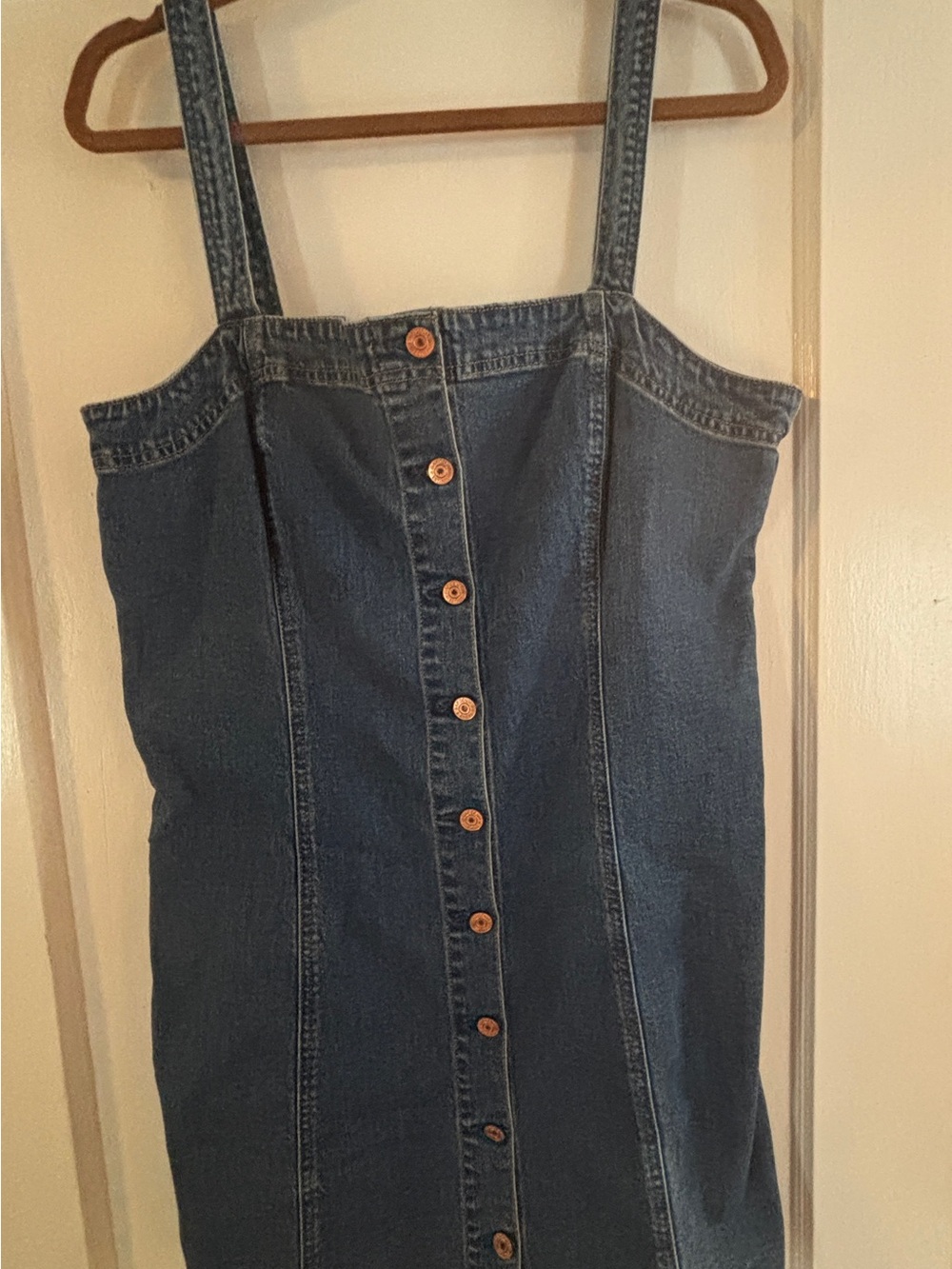 GAP Denim Button-Front Dress
